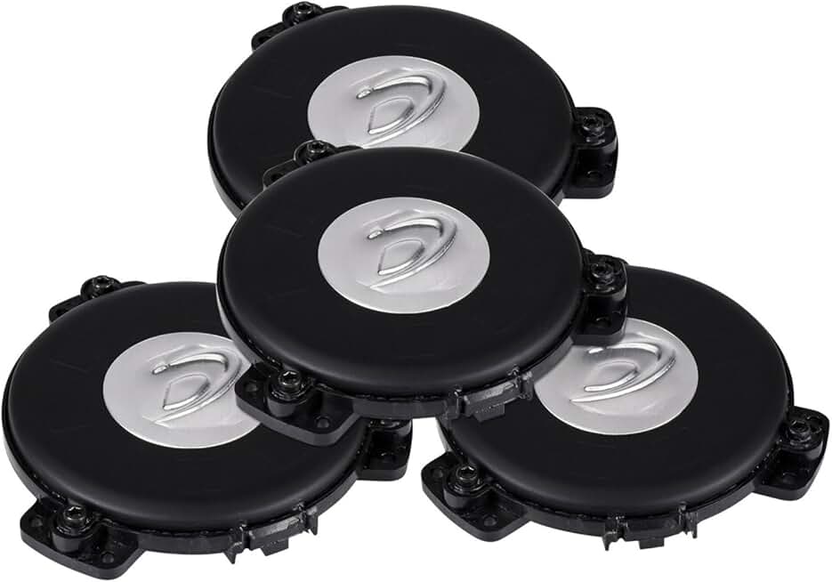Four Mini Puck Tactile Transducers