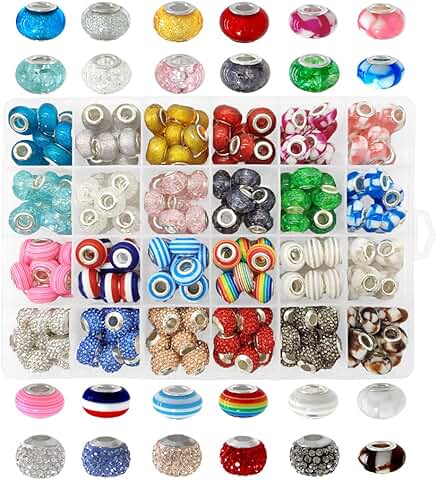 Colorful 14mm Resin Beads for Jewelry Making, 240pcs