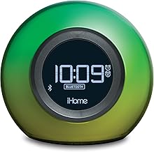 Alarm Clock with Bluetooth, Color Lamp, USB Charging, and Speakerphone