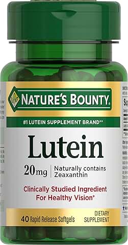 Eye Health Support with 20 mg Lutein, 40 Softgels