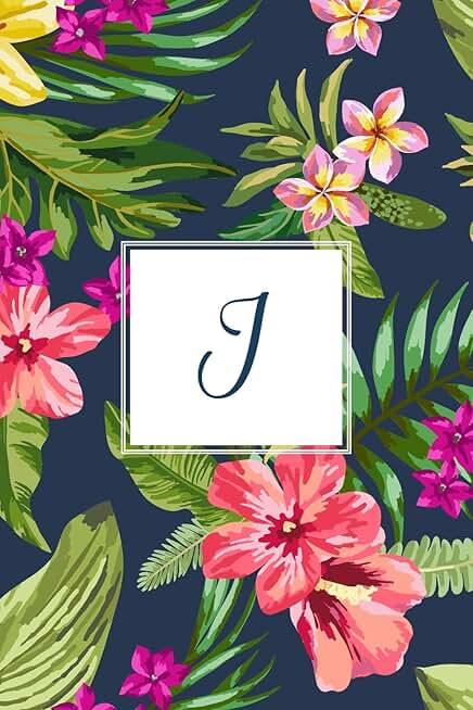Tropical Floral Lined Journal, 150 Pages, 6x9 Inches
