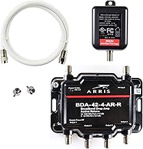 4-Port Cable Modem and TV Signal Booster Kit
