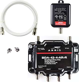 4-Port Cable Modem and TV Signal Booster Kit