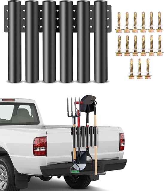Heavy Duty 6-Hole Shovel and Tool Rack