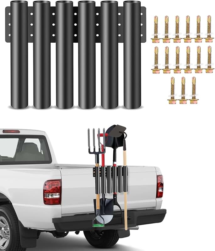 Heavy Duty 6-Hole Shovel and Tool Rack