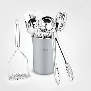 Premium 10-Piece Stainless Steel Kitchen Tool Set with Holder