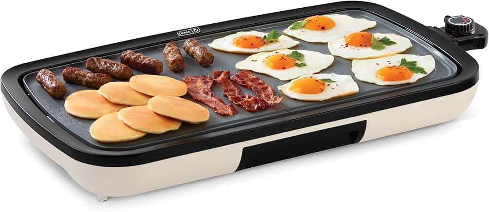 Ceramic Electric Griddle for Breakfast and Snacks