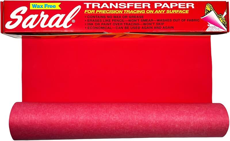 Wax-Free Transfer Paper for Precise Tracing, 12x12 Feet