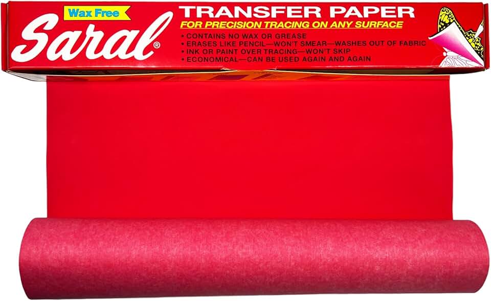 Wax-Free Transfer Paper for Precise Tracing, 12x12 Feet