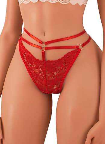 Women's Lace G-String Thongs