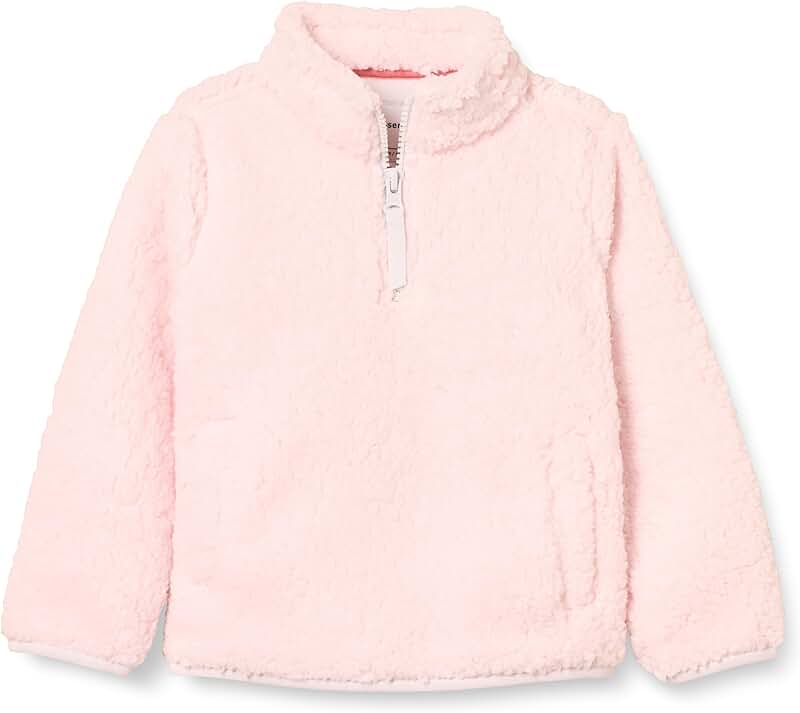 Girls' and Toddlers' Sherpa Fleece Quarter-Zip Jacket