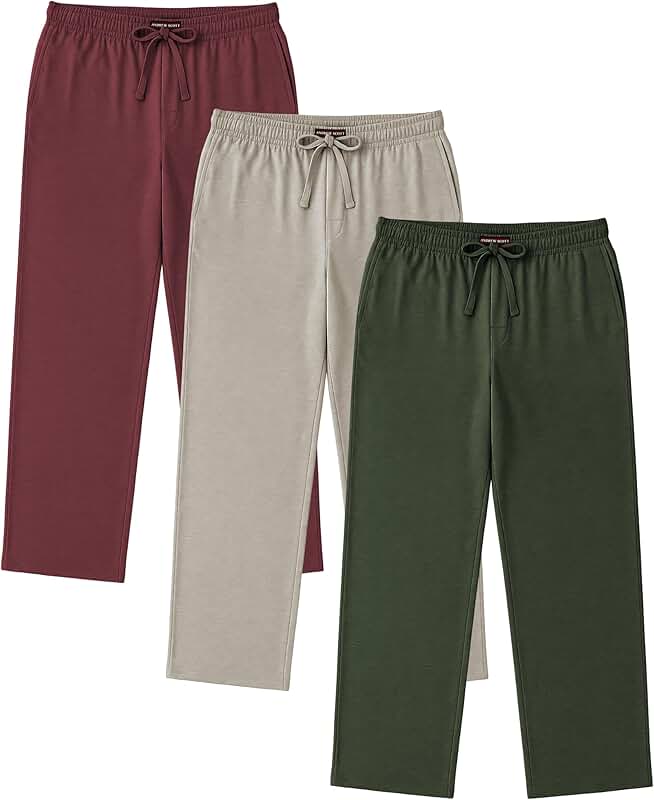Men's Soft Cotton Lounge Pants in Multiple Colors