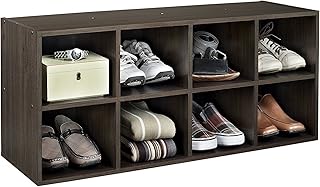 Espresso Shoe Station for Closet Storage