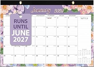 Large 2026 Desk and Wall Calendar (Jan 2026 - Jun 2027)