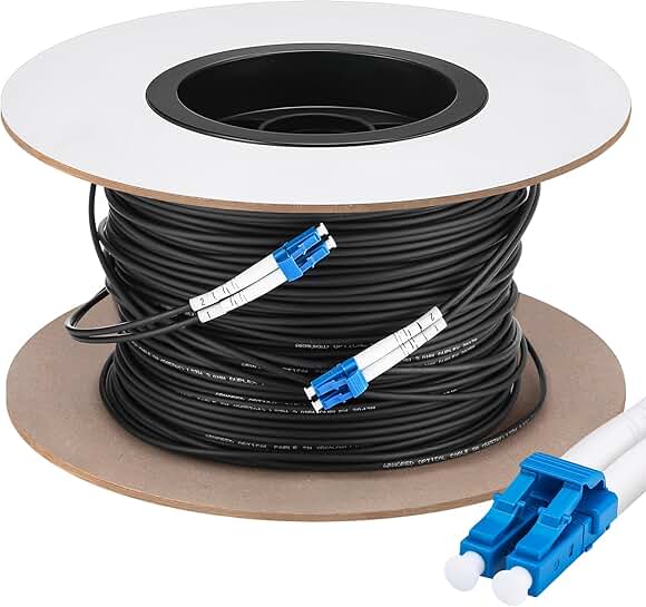 100m Outdoor Single Mode Fiber Optic Cable