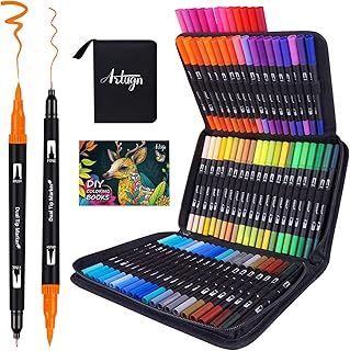 72-color dual tip marker set for art and lettering