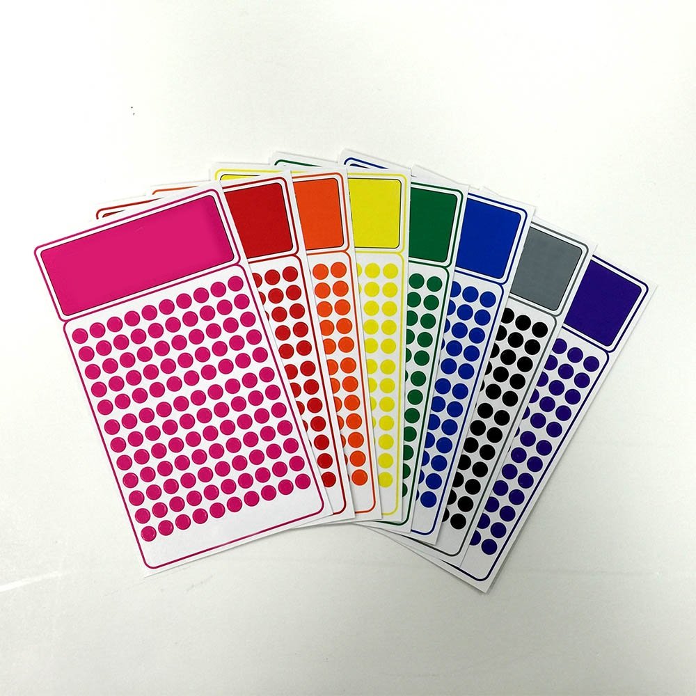 Small Dot Markers, 1/4 Inch, 960 Count