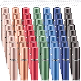 56-Piece Refillable Mini Perfume Spray Bottles