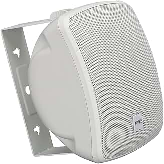 Waterproof Outdoor Wall/Ceiling Dual Speaker in White