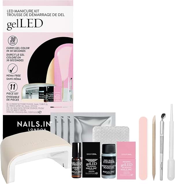 Gelled manicure kits