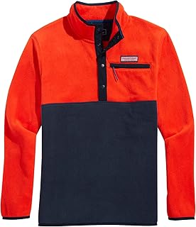 Men's Color Blocked Fleece Quarter-Snap