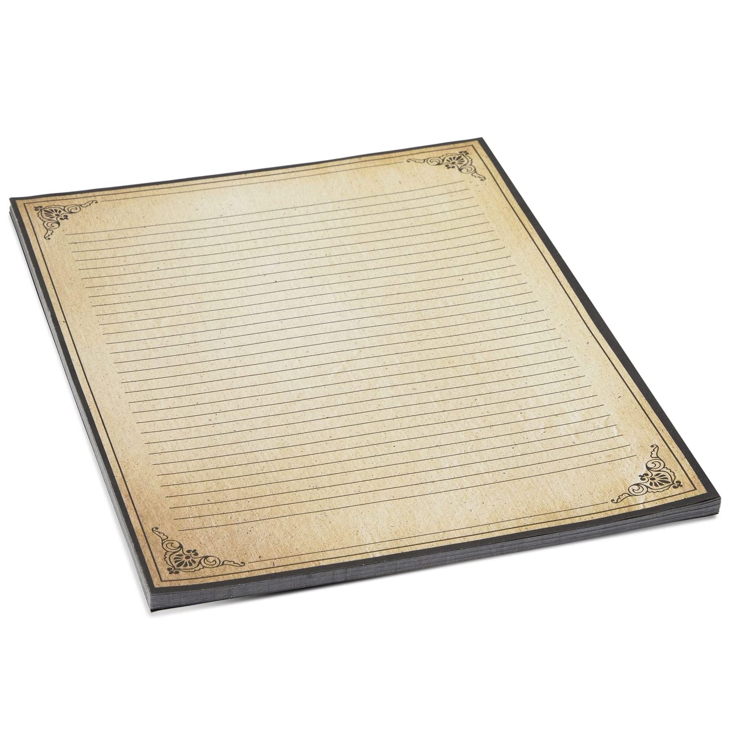 Vintage lined paper, 8.5 x 11 inches, 48 sheets