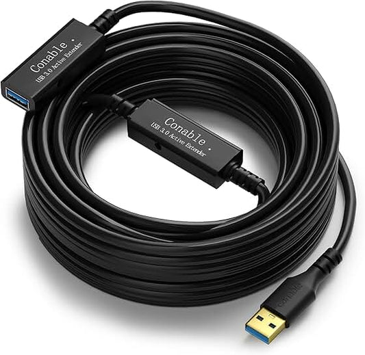 40-Foot USB 3.0 Extension Cable with Signal Boosters