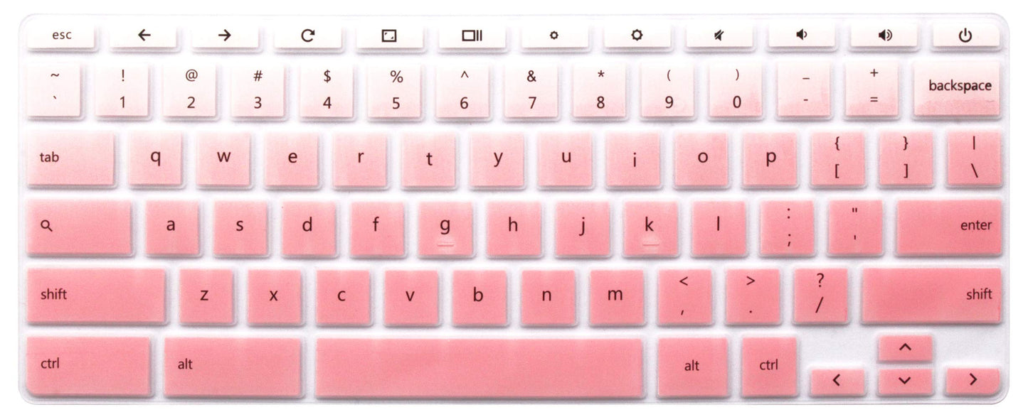 Pink Keyboard Skin for 11.6" and 14" Chromebooks