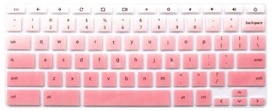 Pink Keyboard Skin for 11.6" and 14" Chromebooks