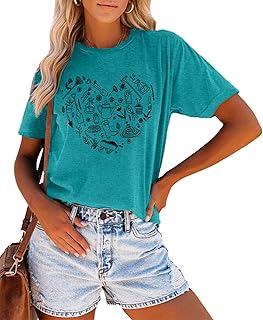 Women’s Garden Shirt with Heart Plant Graphic