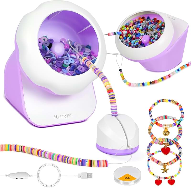 Electric Clay and Seed Bead Spinner for Jewelry Making