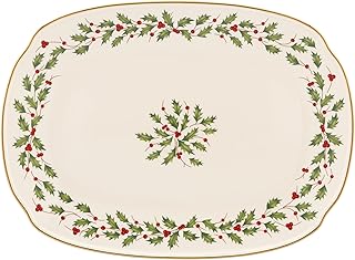 Oval Ivory Porcelain Serving Platter, 15.25-Inch