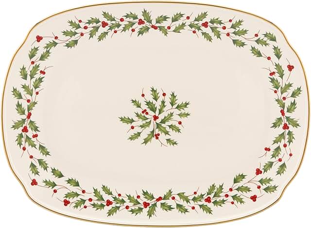 Oval Ivory Porcelain Serving Platter, 15.25-Inch