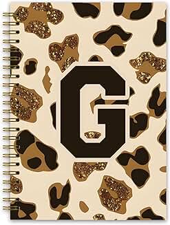 Leopard Print Personalized Notebook for Teen Girls