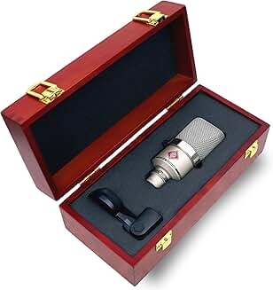 Wood Microphone Case for TLM 102 with Foam Insert
