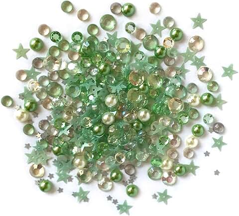 Sparkling Gemstone Craft Embellishments, 500 Pieces