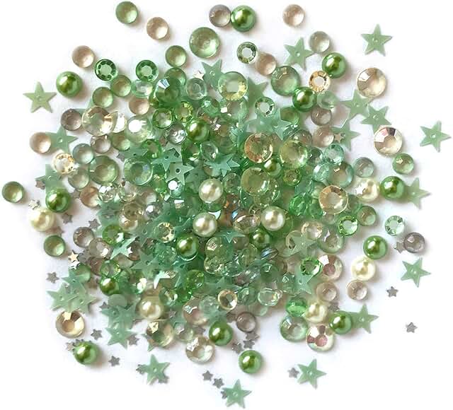 Sparkling Gemstone Craft Embellishments, 500 Pieces