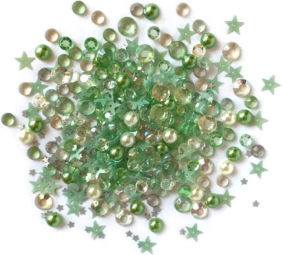 Sparkling Gemstone Craft Embellishments, 500 Pieces