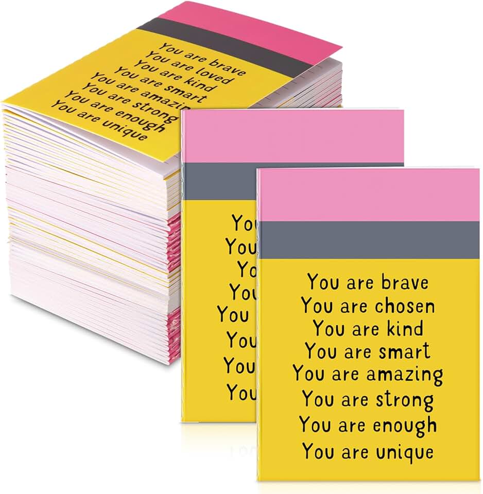 48 Mini Inspirational Notebooks for Christmas Gifts
