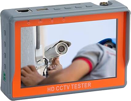 Portable 5-inch CCTV Camera Tester with 8MP Support
