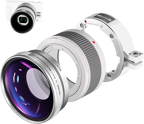 2-in-1 18mm Wide Angle & 10x Macro Lens with Extension Tube