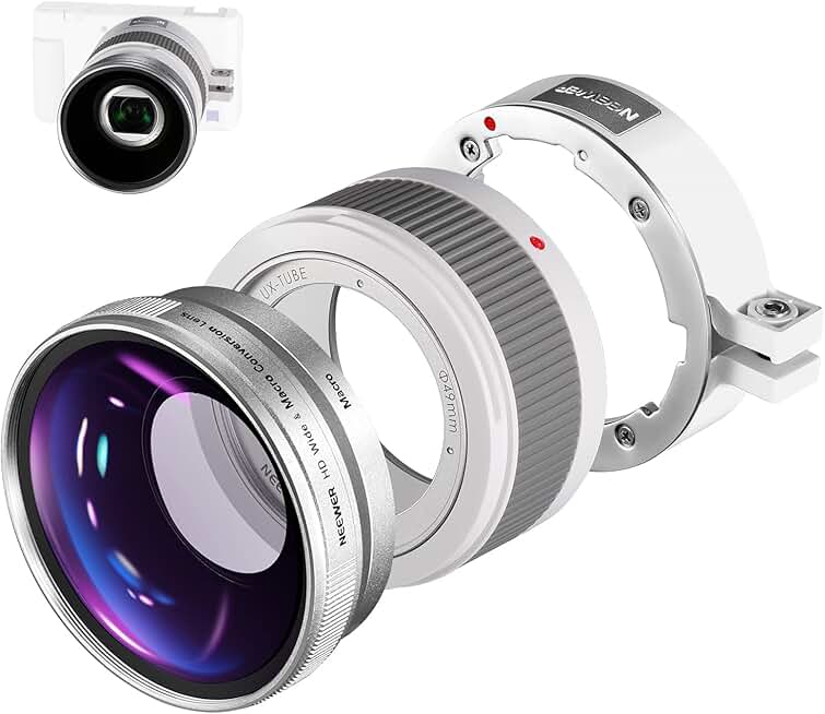 2-in-1 18mm Wide Angle & 10x Macro Lens with Extension Tube