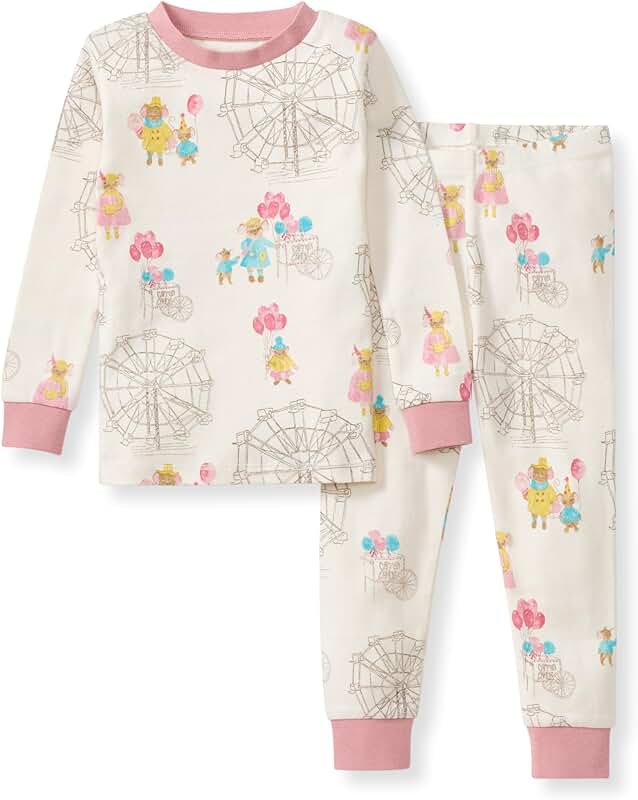 Girls' Organic Cotton Pajama Set