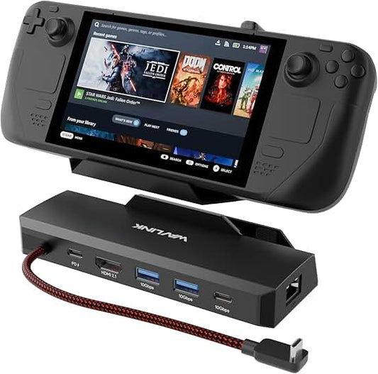 6-in-1 Docking Station with 4K HDMI, USB, Ethernet