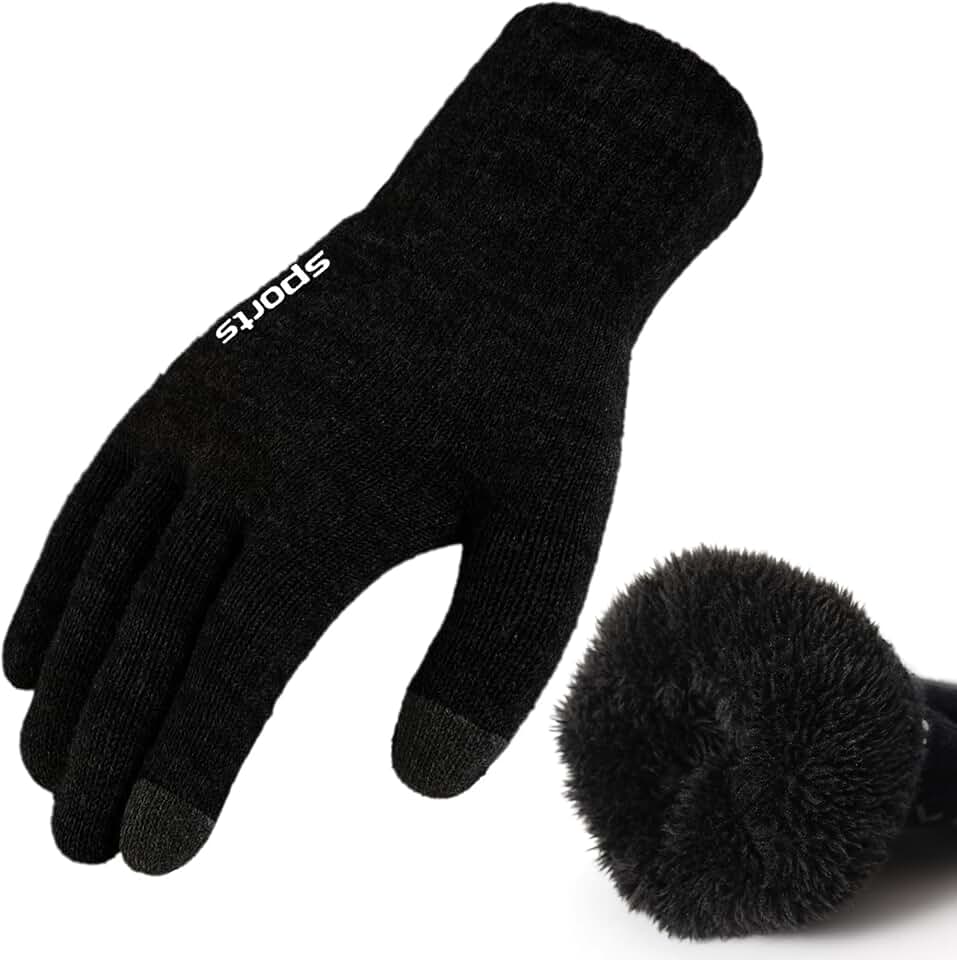 Warm Thermal Fleece Winter Gloves for Men and Women