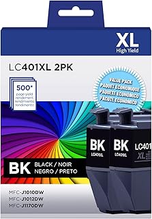 Black Ink Cartridges for Brother MFC-J Series (2 Pack)