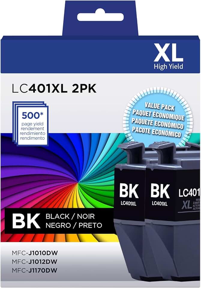 Black Ink Cartridges for Brother MFC-J Series (2 Pack)