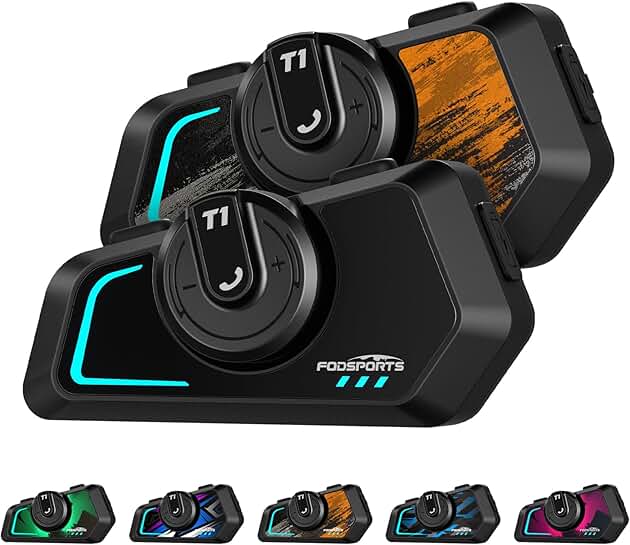 Motorcycle Bluetooth Intercom System with Music Sharing
