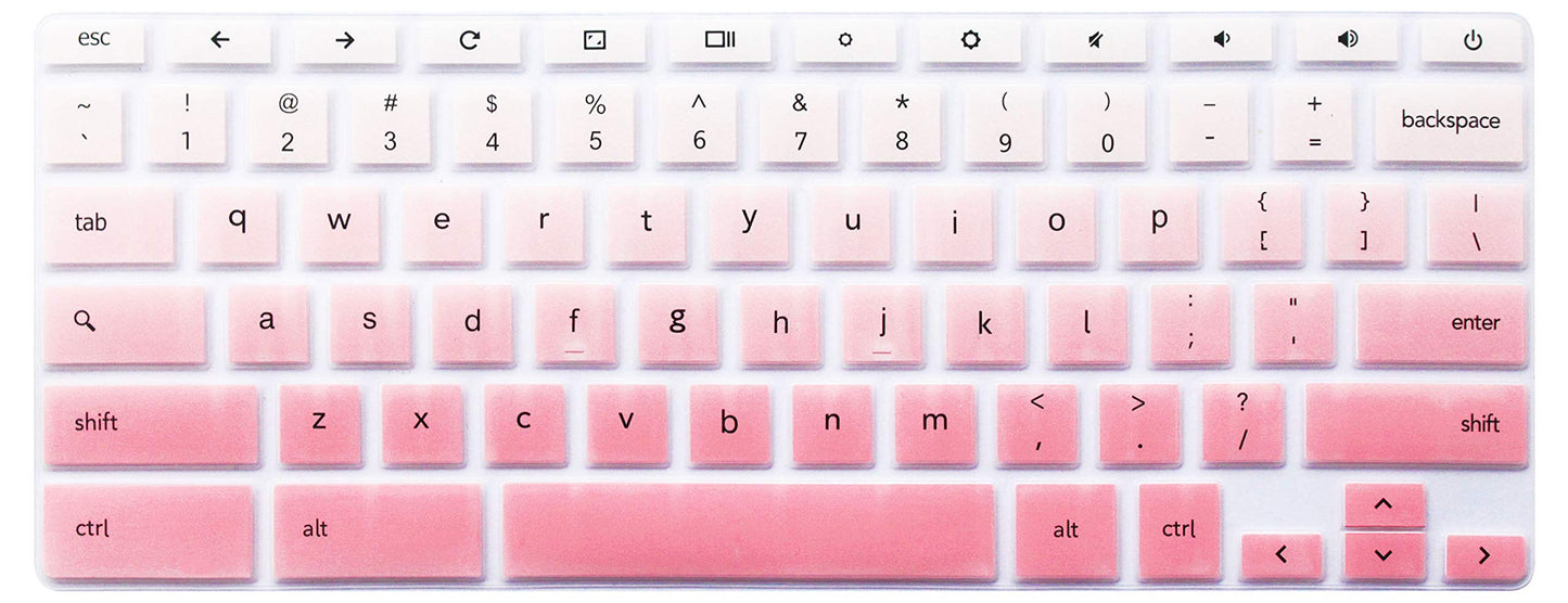 Pink Ombre Keyboard Cover for 11.6 and 12.2 inch Chromebooks