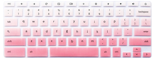 Pink Ombre Keyboard Cover for 11.6 and 12.2 inch Chromebooks